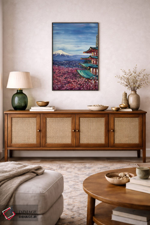تابلو دکوراتیو فوجی یاما اثر مارینا اسکرمووا - D5B