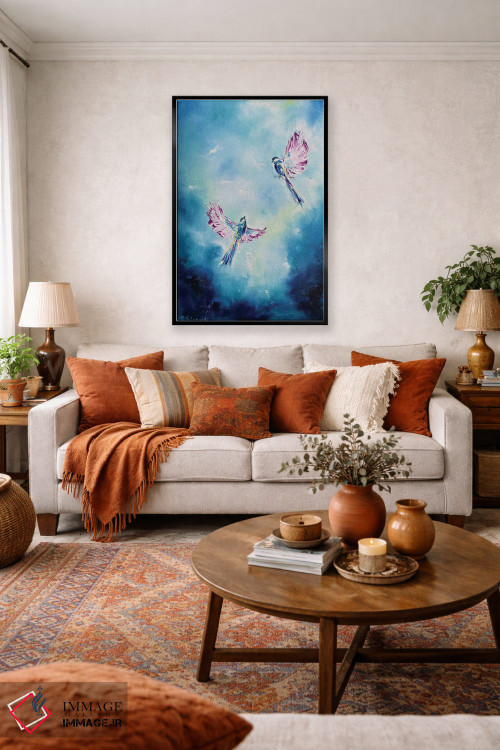 تابلو دکوراتیو عشق ابدی در بهشت اثر مارینا اسکرمووا - D4B