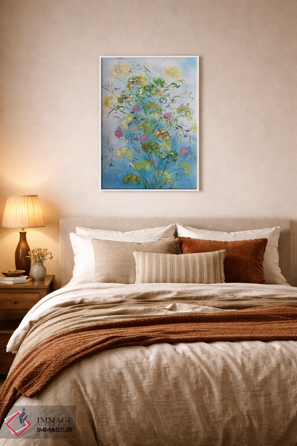 تابلو انتزاعی الهام بخش لطیف اثر مارینا اسکرمووا - D5W