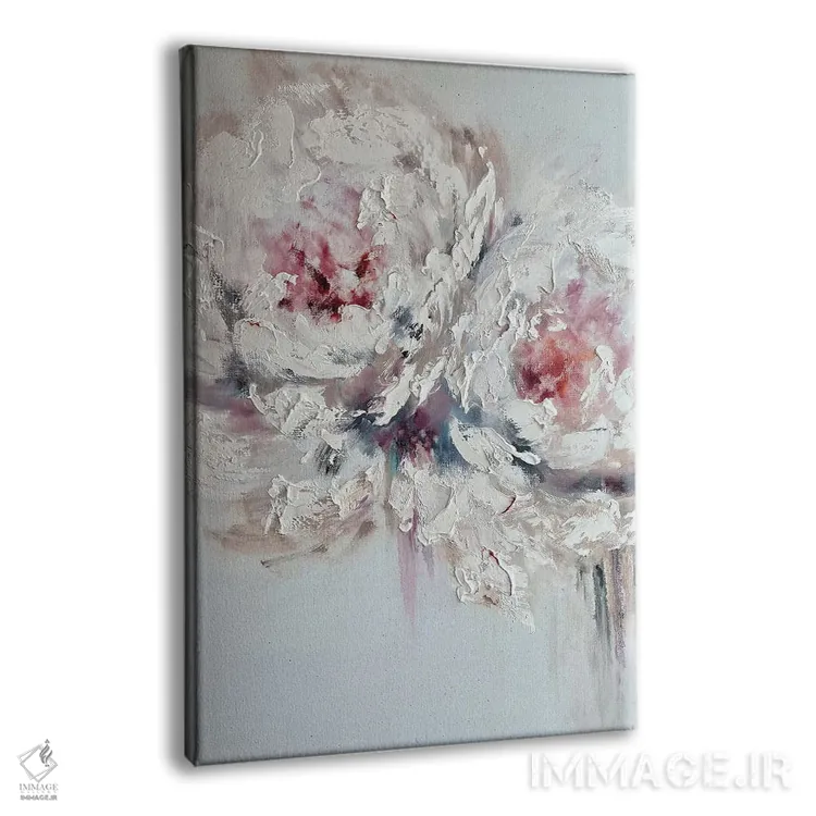 تابلو انتزاعی بوسه هوایی اثر مارینا اسکرمووا - نمای پرسپکتیو محصول