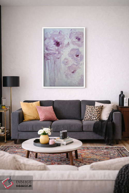 تابلو انتزاعی درخشش بلوری اثر مارینا اسکرمووا - D2W