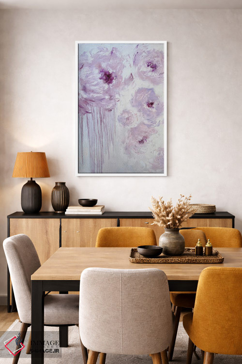 تابلو انتزاعی درخشش بلوری اثر مارینا اسکرمووا - D5W