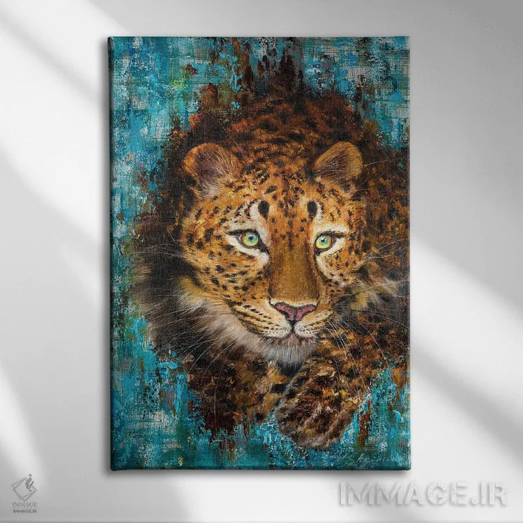 تابلو دکوراتیو شکارچی وحشی اثر مارینا اسکرمووا - نمای روبهرو روی دیوار