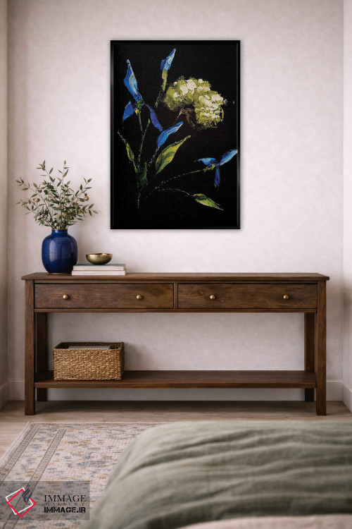 تابلو دکوراتیو زنبق ها و سبزیجات معطر سه اثر مارینا اسکرمووا - D5B