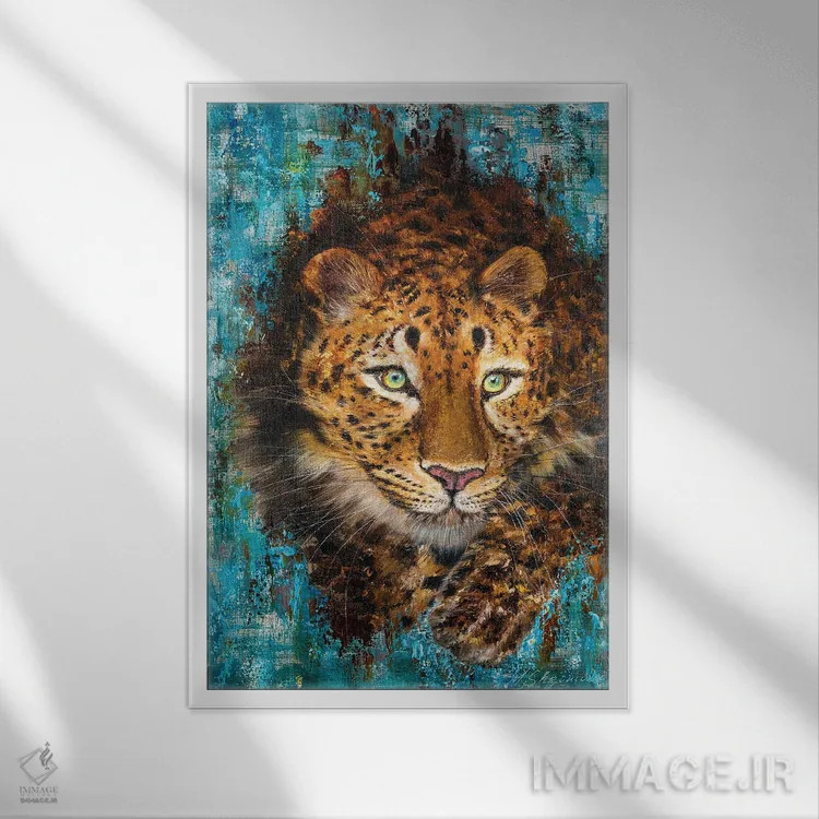 تابلو دکوراتیو شکارچی وحشی اثر مارینا اسکرمووا - نمای قابدار سفید