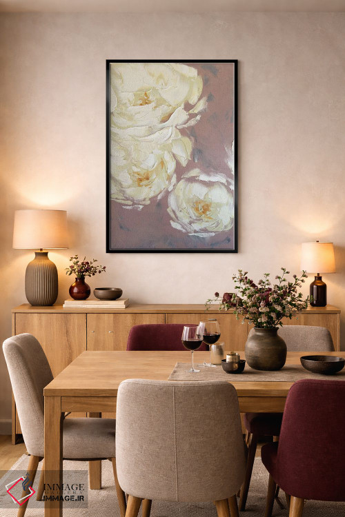 تابلو انتزاعی رویاهای خامه ای دو اثر مارینا اسکرمووا - D4B