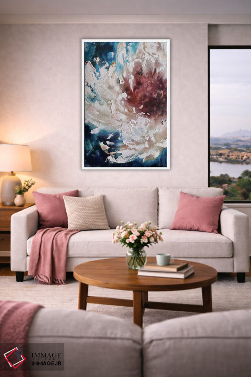 تابلو انتزاعی حل شدن در طبیعت اثر مارینا اسکرمووا - D2W