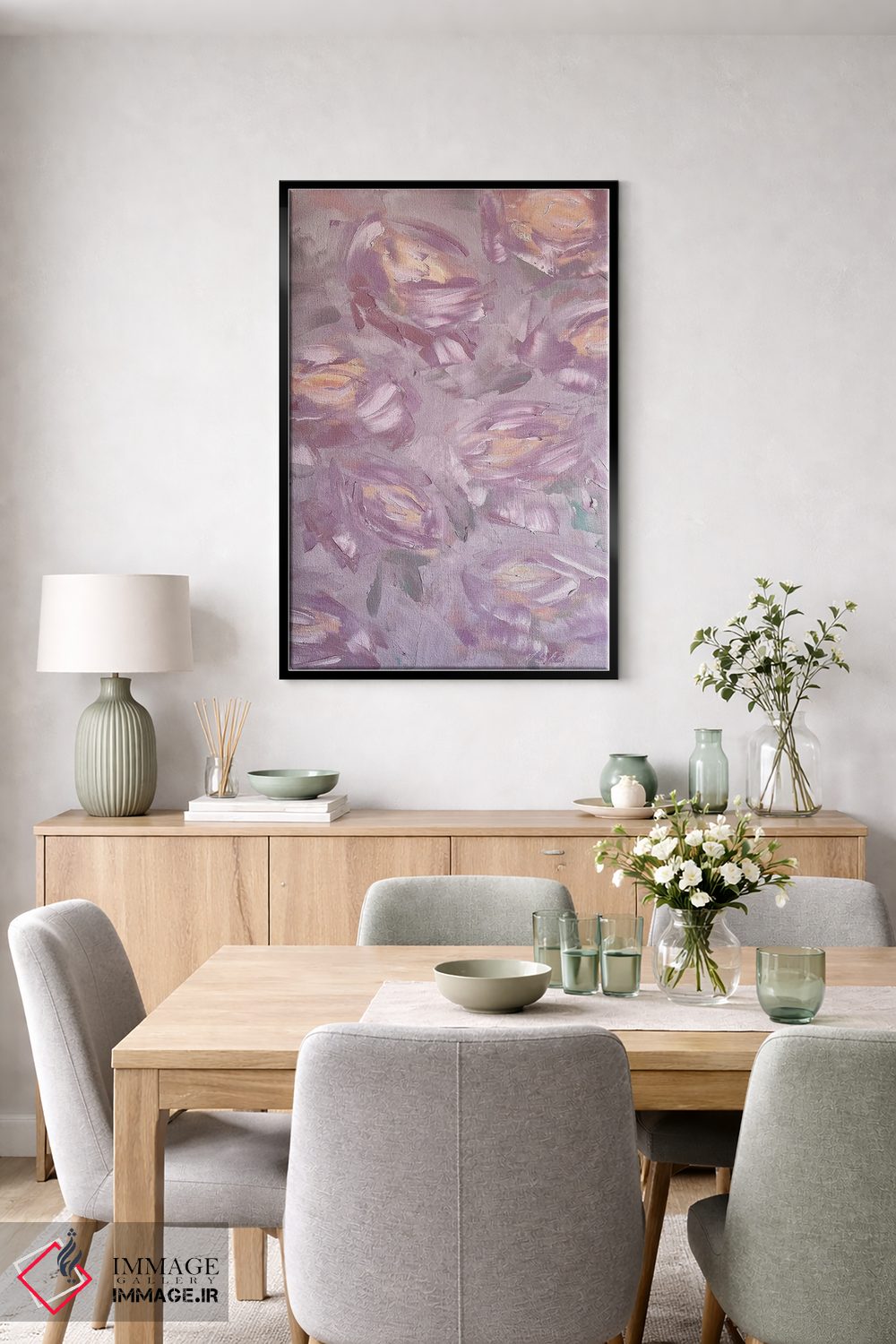 تابلو انتزاعی احساسات دوگانه اثر مارینا اسکرمووا - D6B