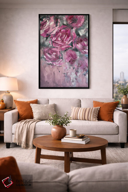 تابلو انتزاعی احساسات متضاد اثر مارینا اسکرمووا - D1B