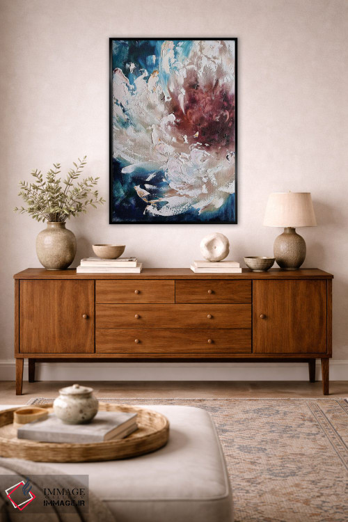 تابلو انتزاعی حل شدن در طبیعت اثر مارینا اسکرمووا - D3B