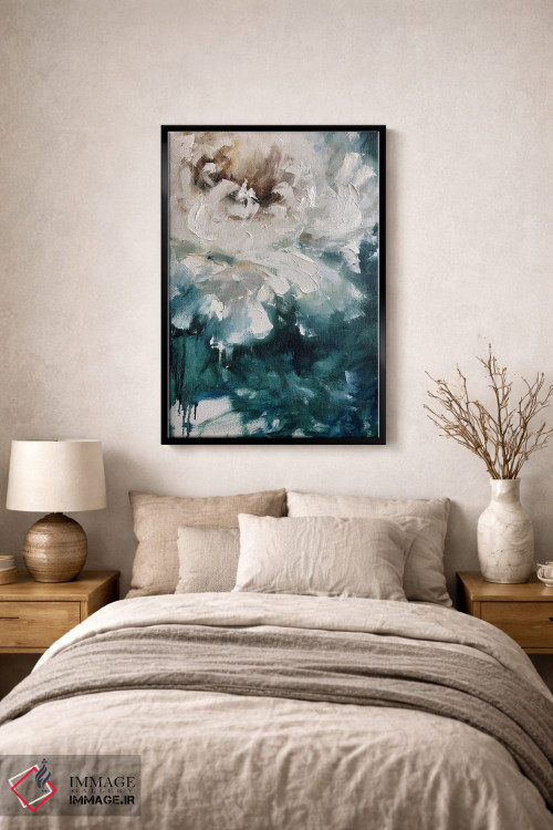 تابلو انتزاعی صدتومانی مه آلود اثر مارینا اسکرمووا - D2B