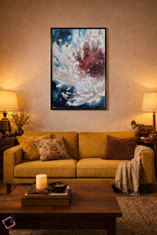 تابلو انتزاعی حل شدن در طبیعت اثر مارینا اسکرمووا - D4B