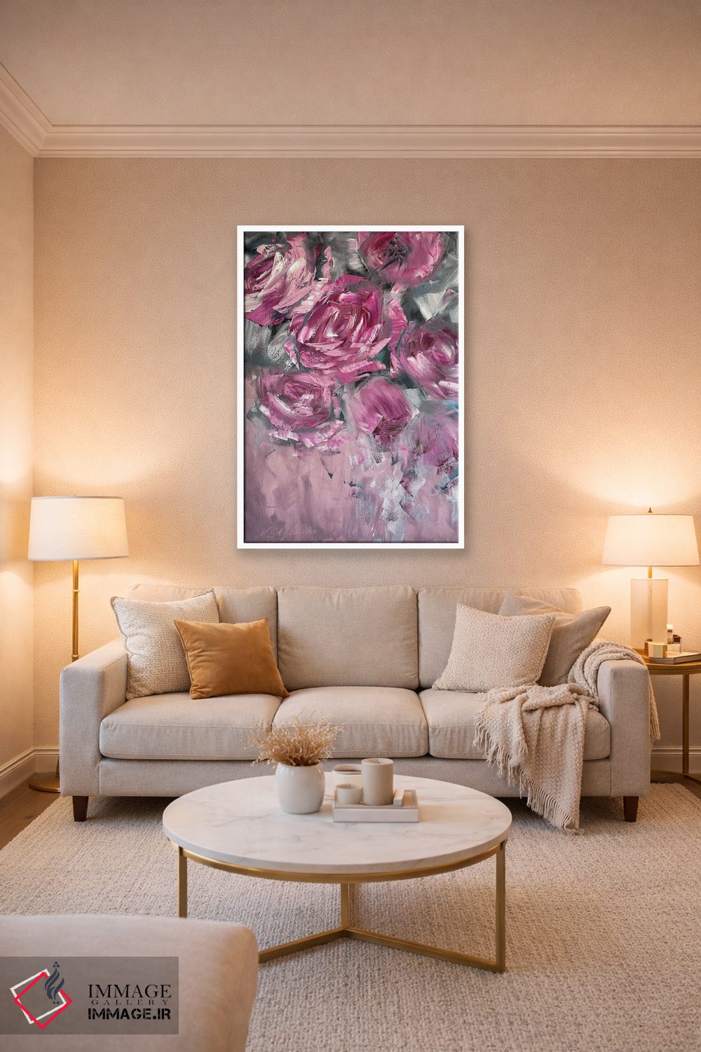 تابلو انتزاعی احساسات متضاد اثر مارینا اسکرمووا - D2W