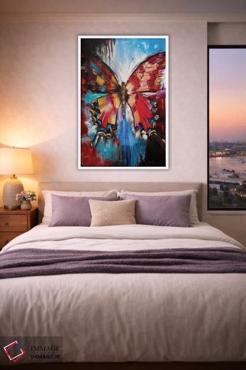 تابلو انتزاعی پرواز زندگی اثر مارینا اسکرمووا - D1W