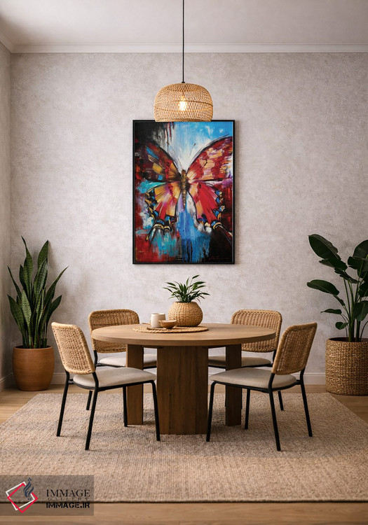 تابلو انتزاعی پرواز زندگی اثر مارینا اسکرمووا - D3B