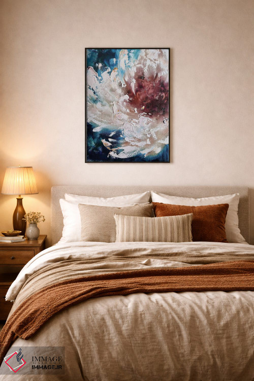 تابلو انتزاعی حل شدن در طبیعت اثر مارینا اسکرمووا - D6B