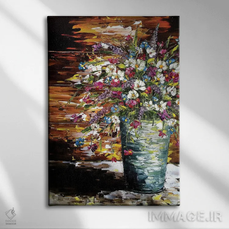 تابلو دکوراتیو طبیعت بی جان ۶ اثر مارینا اسکرمووا - نمای روبهرو روی دیوار