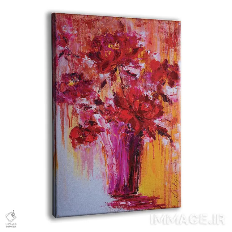 تابلو انتزاعی طبیعت بی جان ۱۱ اثر مارینا اسکرمووا - نمای پرسپکتیو محصول