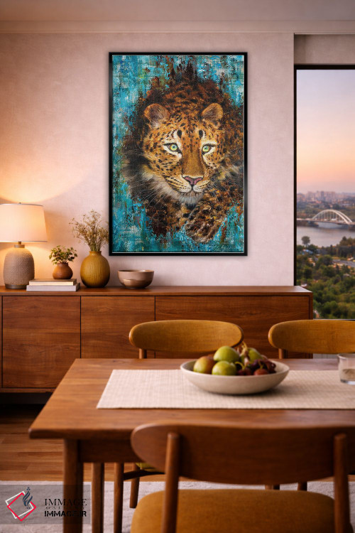 تابلو دکوراتیو شکارچی وحشی اثر مارینا اسکرمووا - D6B