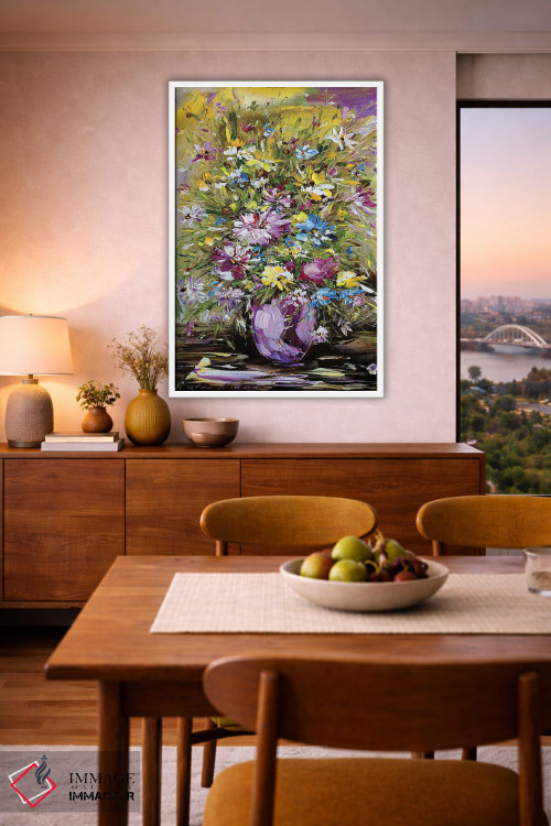 تابلو دکوراتیو طبیعت بی جان اثر مارینا اسکرمووا - D6W