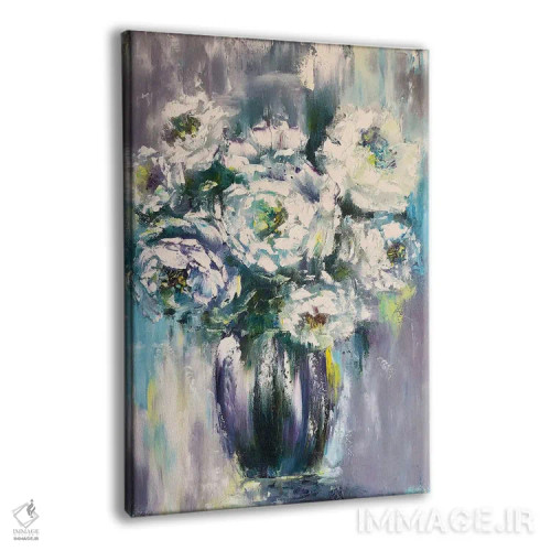 تابلو انتزاعی طبیعت بی جان ۱۲ اثر مارینا اسکرمووا - نمای پرسپکتیو محصول