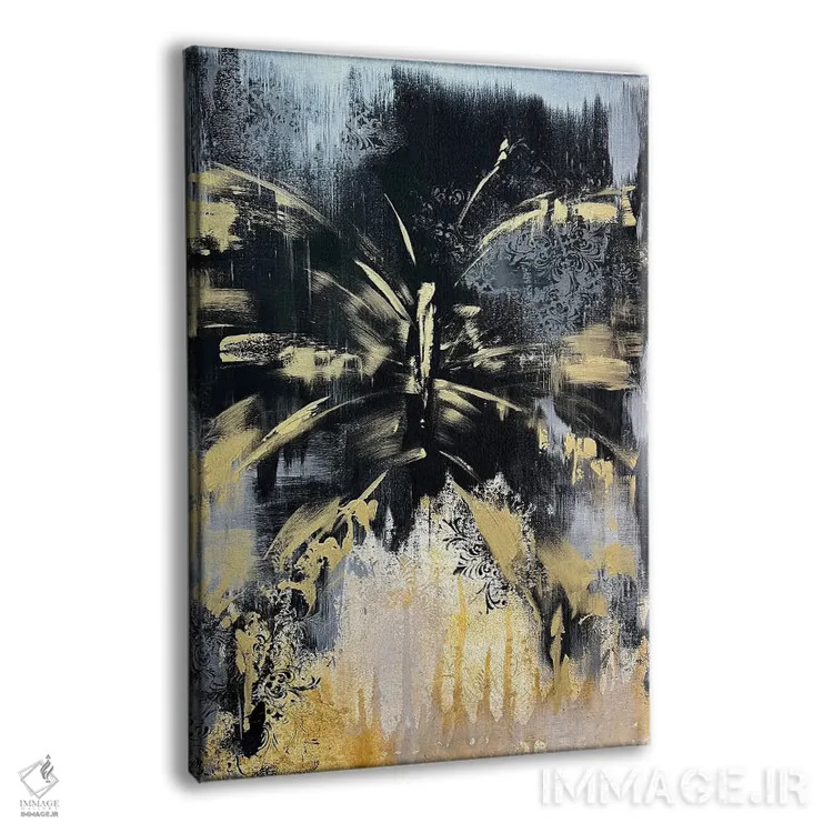 تابلو مدرن طلسم طلایی اثر مارینا اسکرمووا - نمای پرسپکتیو محصول