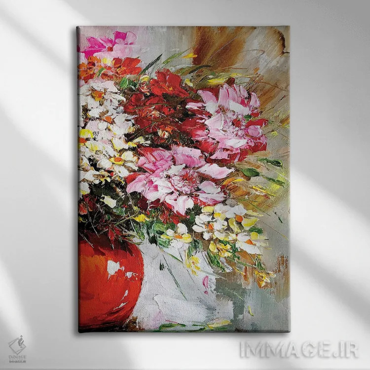 تابلو دکوراتیو طبیعت بی جان ۲۱ اثر مارینا اسکرمووا - نمای روبهرو روی دیوار