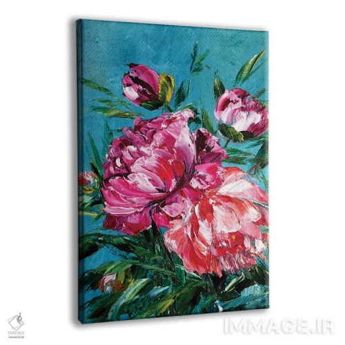 تابلو دکوراتیو گل ها ۹ اثر مارینا اسکرمووا - نمای پرسپکتیو محصول