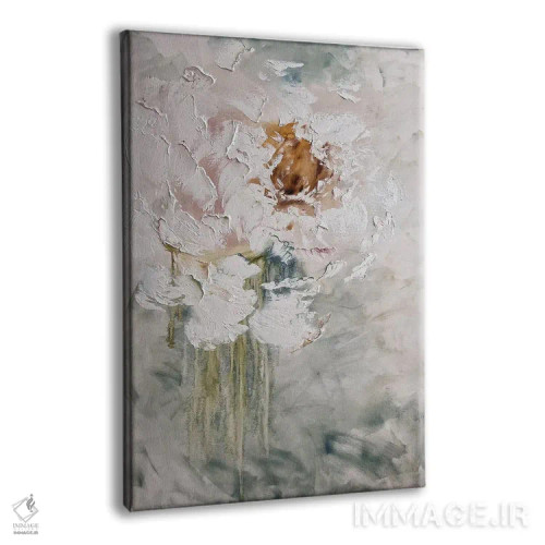 تابلو انتزاعی گل ها ۶ اثر مارینا اسکرمووا - نمای پرسپکتیو محصول
