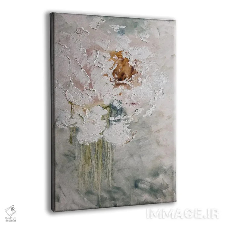 تابلو انتزاعی گل ها ۶ اثر مارینا اسکرمووا - نمای پرسپکتیو محصول