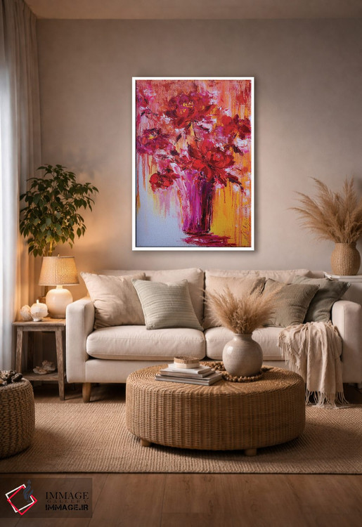 تابلو انتزاعی طبیعت بی جان ۱۱ اثر مارینا اسکرمووا - D5W