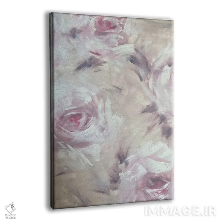 تابلو انتزاعی سکوت اثر مارینا اسکرمووا - نمای پرسپکتیو محصول