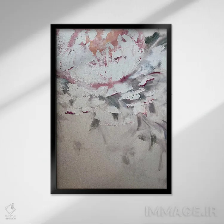 تابلو انتزاعی زندگی نو اثر مارینا اسکرمووا - نمای قابدار مشکی