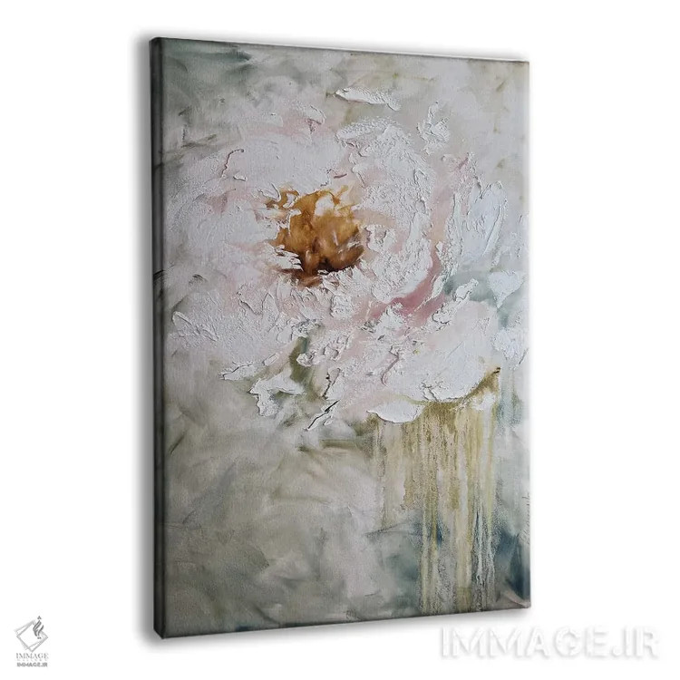 تابلو انتزاعی گل ها ۸ اثر مارینا اسکرمووا - نمای پرسپکتیو محصول