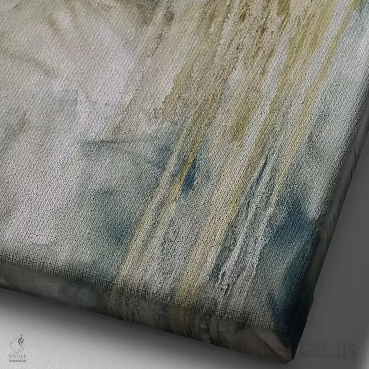 تابلو انتزاعی گل ها ۸ اثر مارینا اسکرمووا - نمای نزدیک بافت بوم