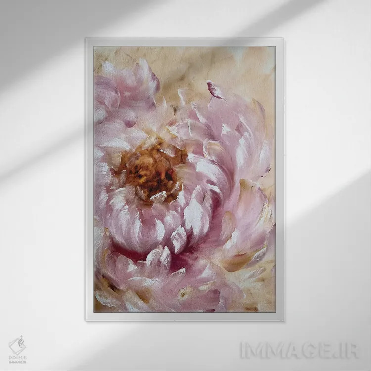 تابلو دکوراتیو صدتومانی ۶ اثر مارینا اسکرمووا - نمای قابدار سفید