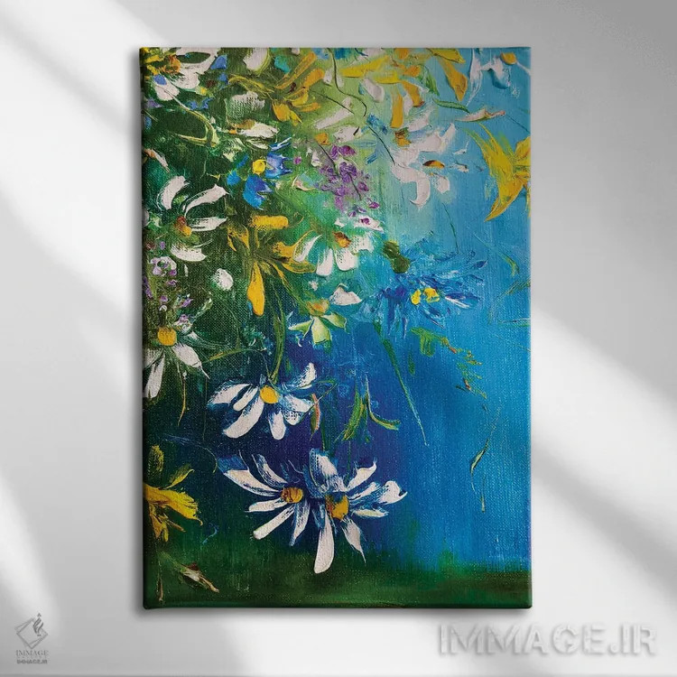 تابلو دکوراتیو تابستان اثر مارینا اسکرمووا - نمای روبهرو روی دیوار