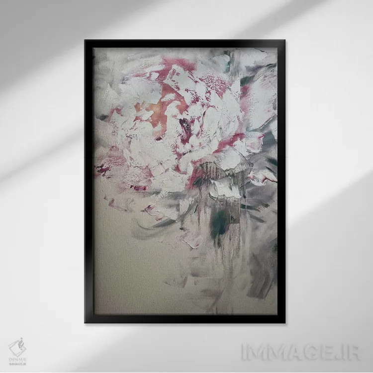 تابلو انتزاعی زندگی نو ۲ اثر مارینا اسکرمووا - نمای قابدار مشکی