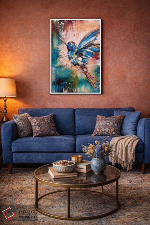 تابلو مدرن پرنده ۵ اثر مارینا اسکرمووا - D2W