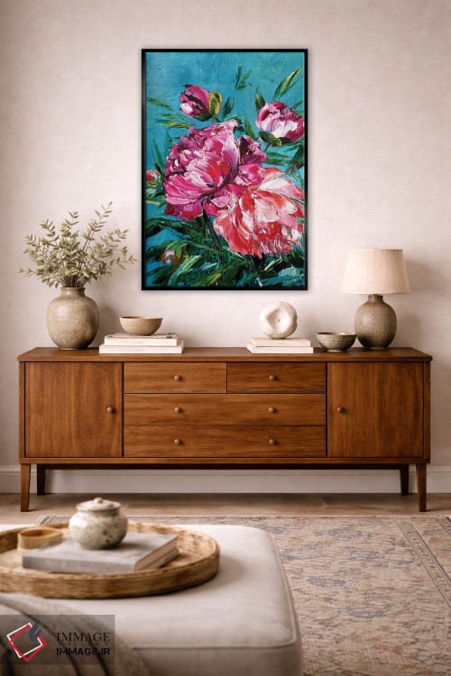 تابلو دکوراتیو گل ها ۹ اثر مارینا اسکرمووا - D3B