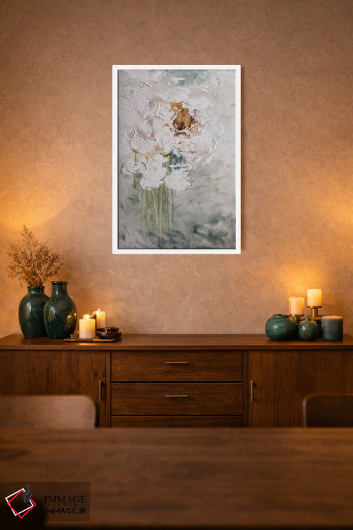 تابلو انتزاعی گل ها ۶ اثر مارینا اسکرمووا - D1W