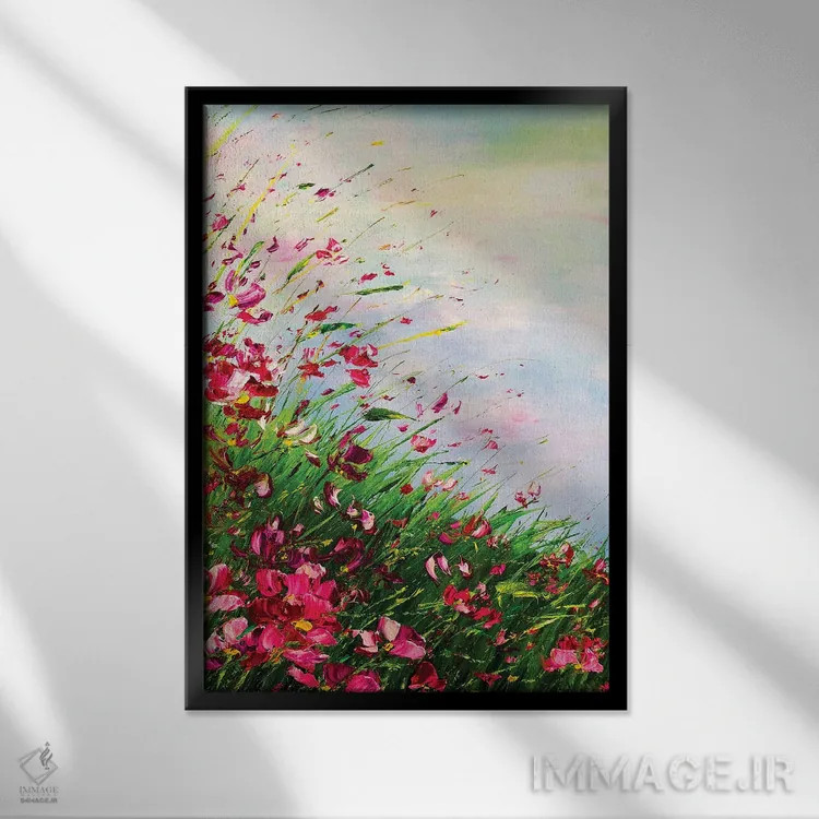 تابلو دکوراتیو منظره ۳ اثر مارینا اسکرمووا - نمای قابدار مشکی