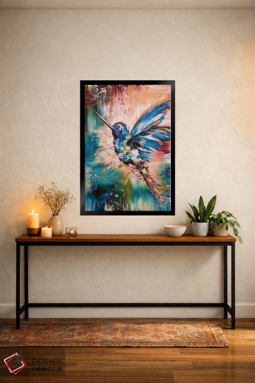 تابلو مدرن پرنده ۵ اثر مارینا اسکرمووا - D4B