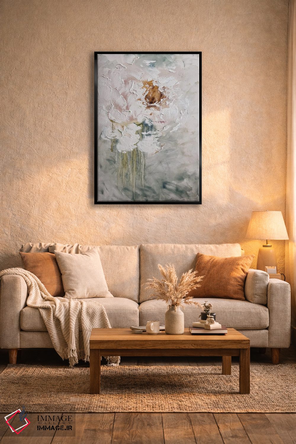 تابلو انتزاعی گل ها ۶ اثر مارینا اسکرمووا - D5B