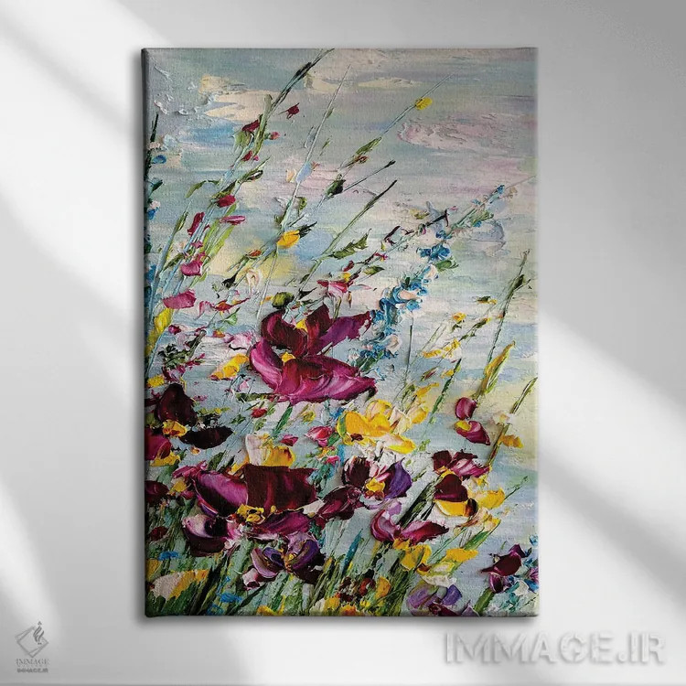 تابلو دکوراتیو منظره تابستانی اثر مارینا اسکرمووا - نمای روبهرو روی دیوار