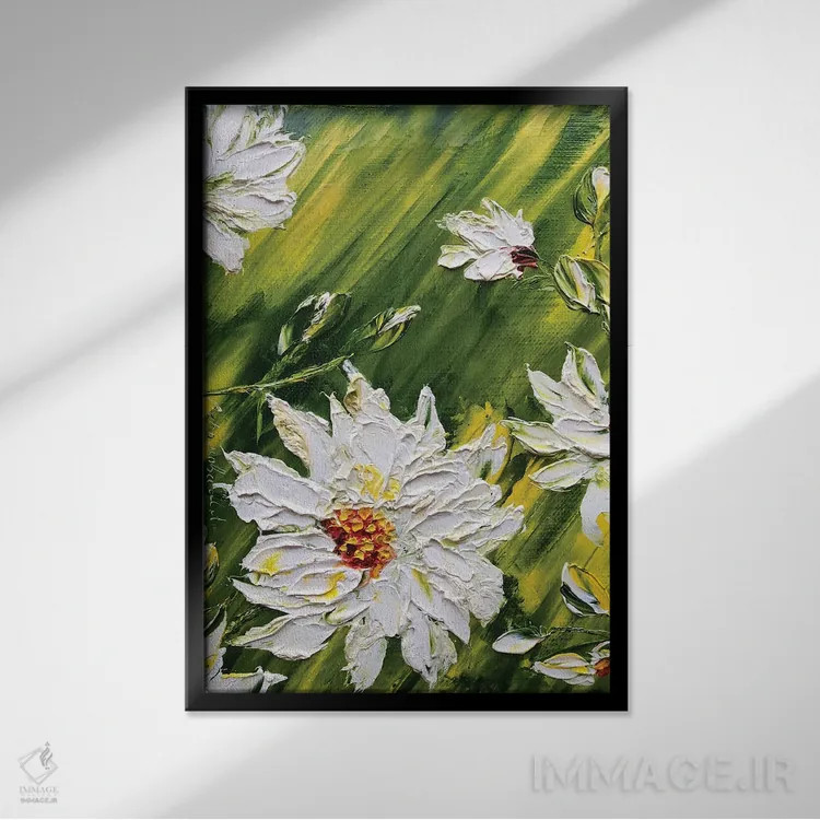 تابلو دکوراتیو خیال تابستانی اثر مارینا اسکرمووا - نمای قابدار مشکی