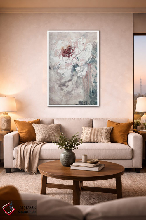 تابلو انتزاعی هنر شگفت انگیز گل ها اثر مارینا اسکرمووا - D1W
