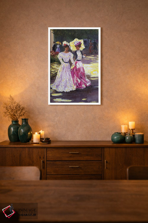 تابلو دکوراتیو بانوی جوان اثر مارینا اسکرمووا - D1W