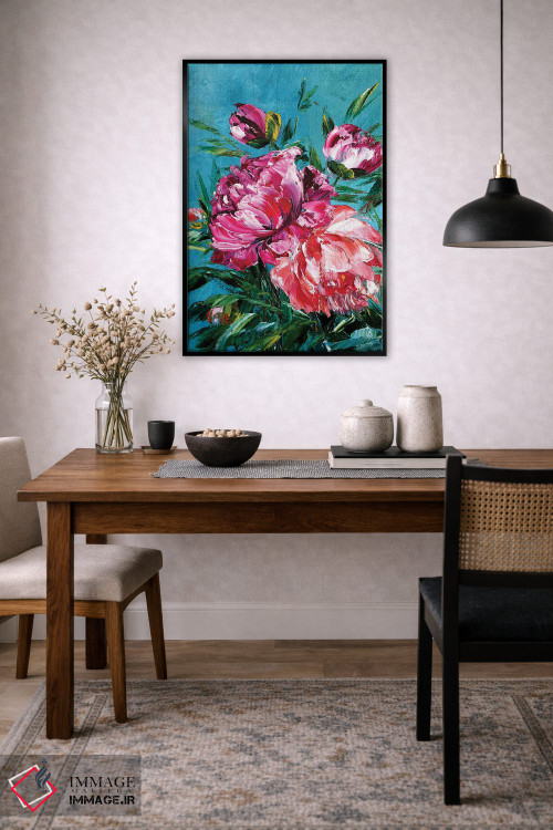 تابلو دکوراتیو گل ها ۹ اثر مارینا اسکرمووا - D5B