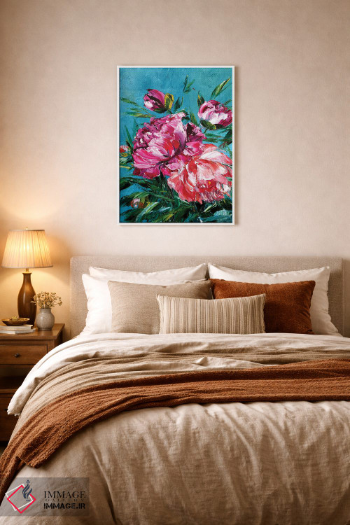تابلو دکوراتیو گل ها ۹ اثر مارینا اسکرمووا - D6W